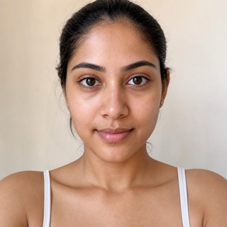 The shopper's selfie, shared for skin analysis
